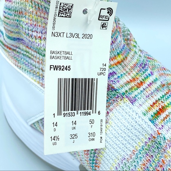 Adidas N3XT L3V3L 2020 LGBTQ Basketball Shoes 14.5 - Picture 13 of 13